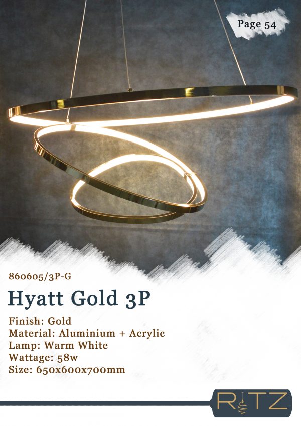 54-HYATT GOLD 3p